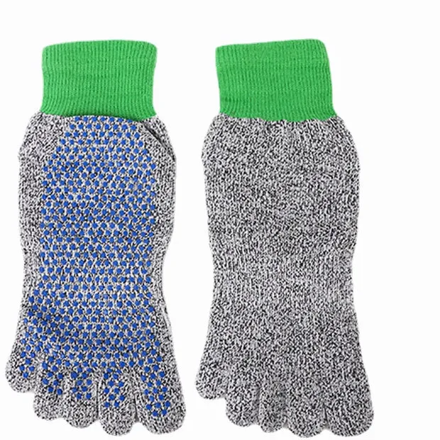 Anti-Cut Split Toe Socks - 5-Level Cut Resistant, Non-Slip, Wear-Resistant for Outdoor Camping, Beach, Hiking