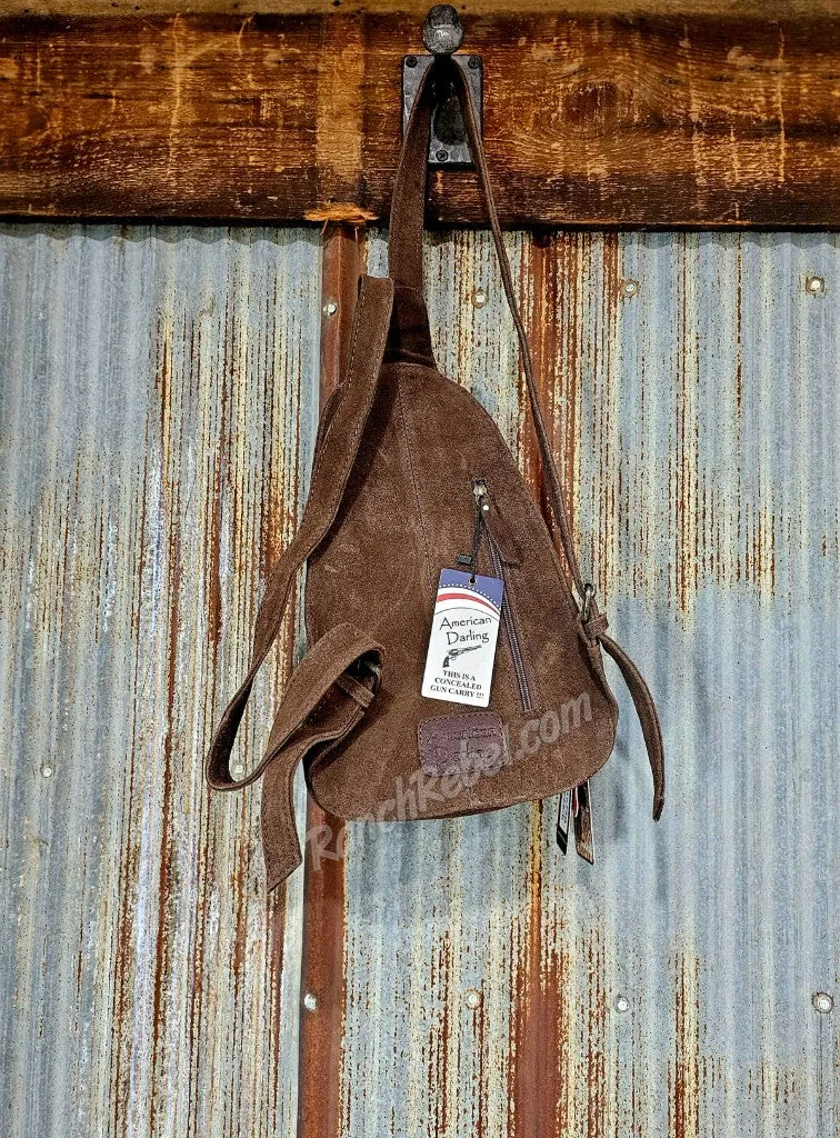 Boot Stitch Backpack in Chocolate #5585