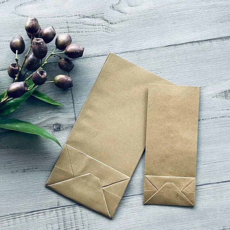 Budget Kraft Gift Bag Small SOS1 - Pack 100