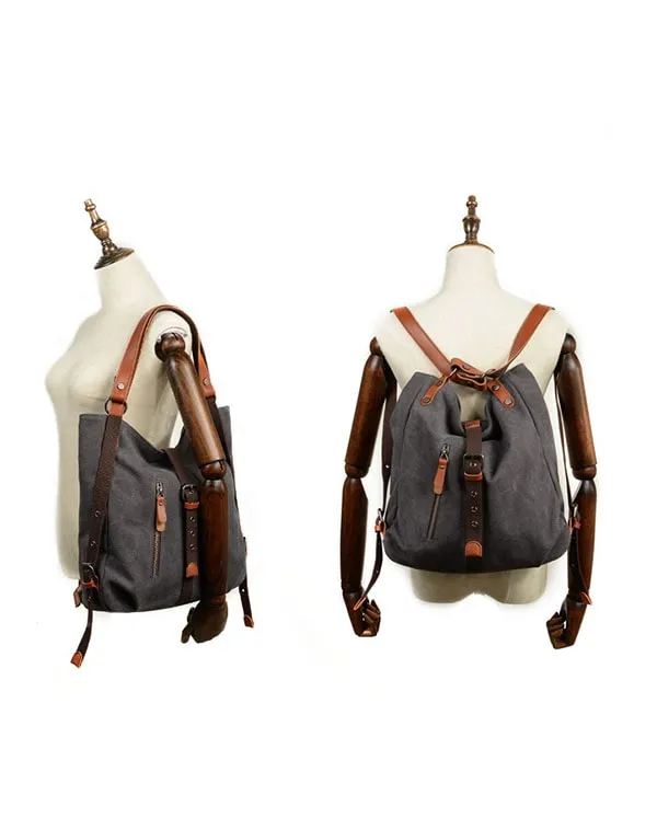 Canvas Shoulder Bags Backpack