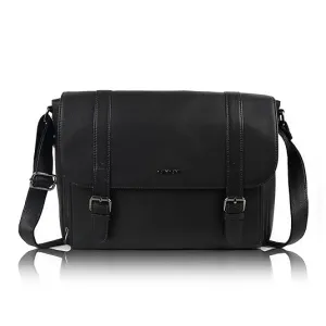 CIMONI® Premium Genuine Leather Messenger Bag Stylish Trendy Office Briefcase Laptop Bag College Crossbody School Handheld Business Bag For Men