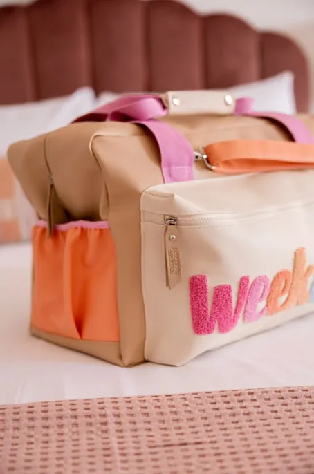 Color Block Weekend Duffle