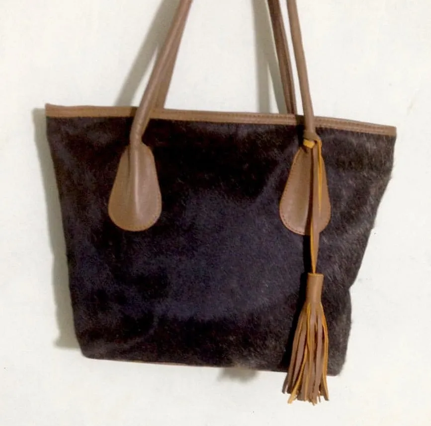 Cowskin Shoulder Bag And Purses