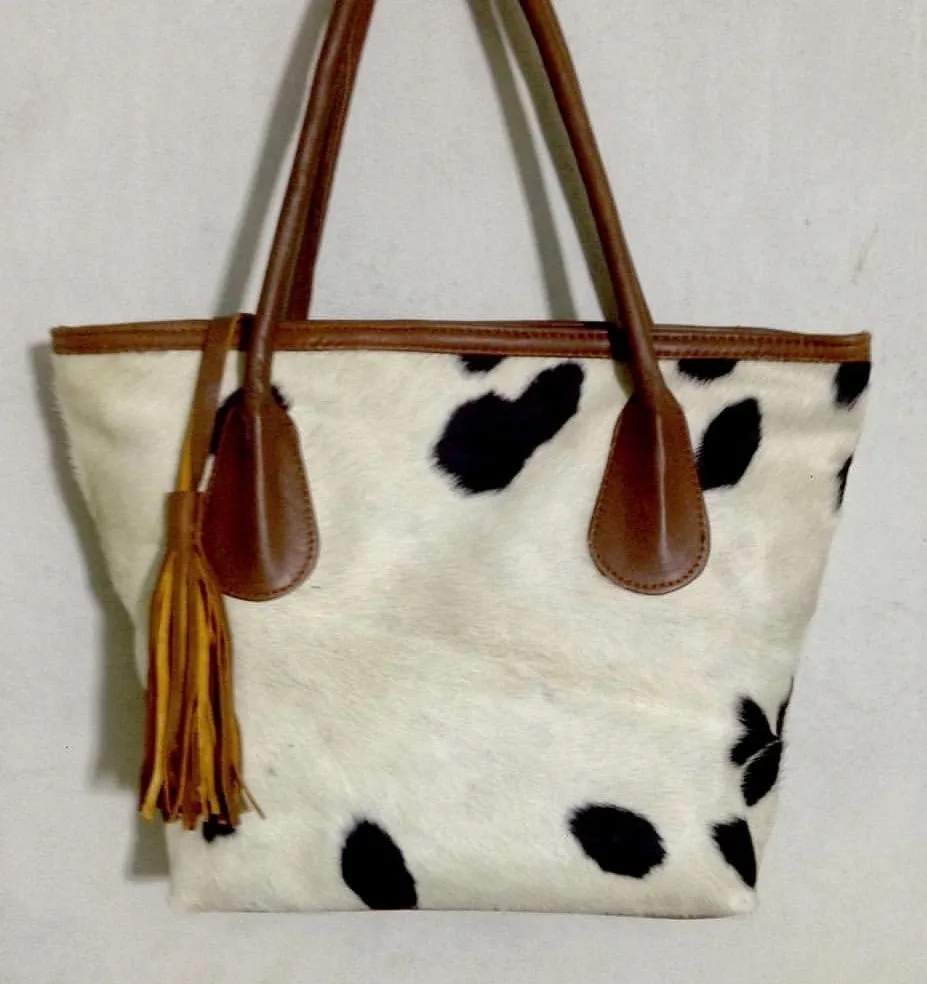 Cowskin Shoulder Bag And Purses