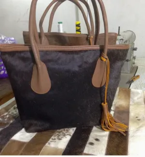 Cowskin Shoulder Bag And Purses