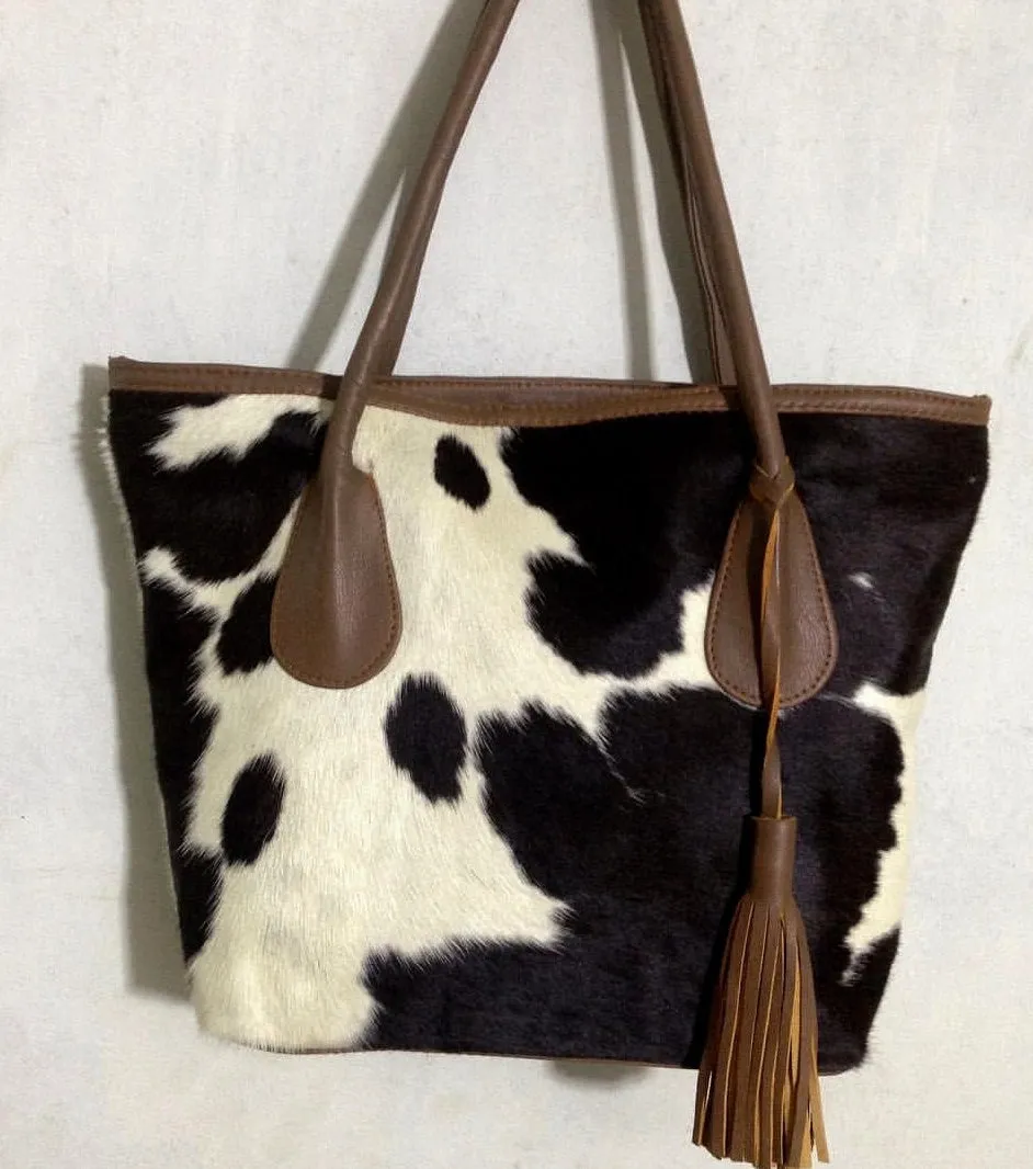 Cowskin Shoulder Bag And Purses