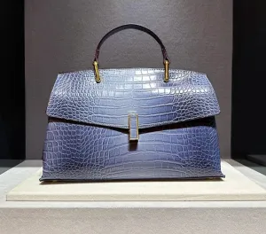 Crocodile Pattern Leather Women's Handbags Luxury Shell Shoulder Bags