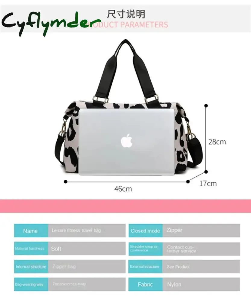 Cyflymder Ladies Handbag New Fashion Women Crossbody Bag High Quality Nylon Multifunctional Messenger Bag Large Capacity Travel Bag