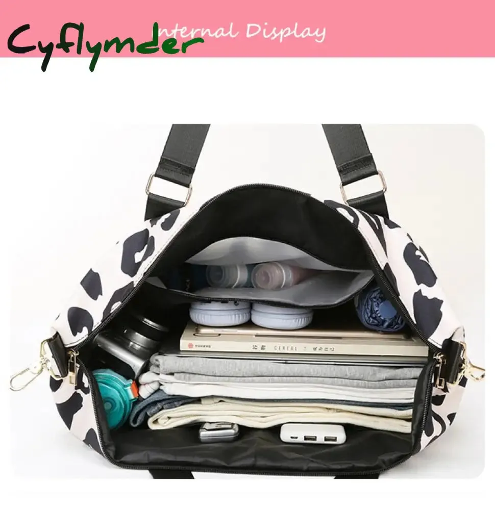 Cyflymder Ladies Handbag New Fashion Women Crossbody Bag High Quality Nylon Multifunctional Messenger Bag Large Capacity Travel Bag