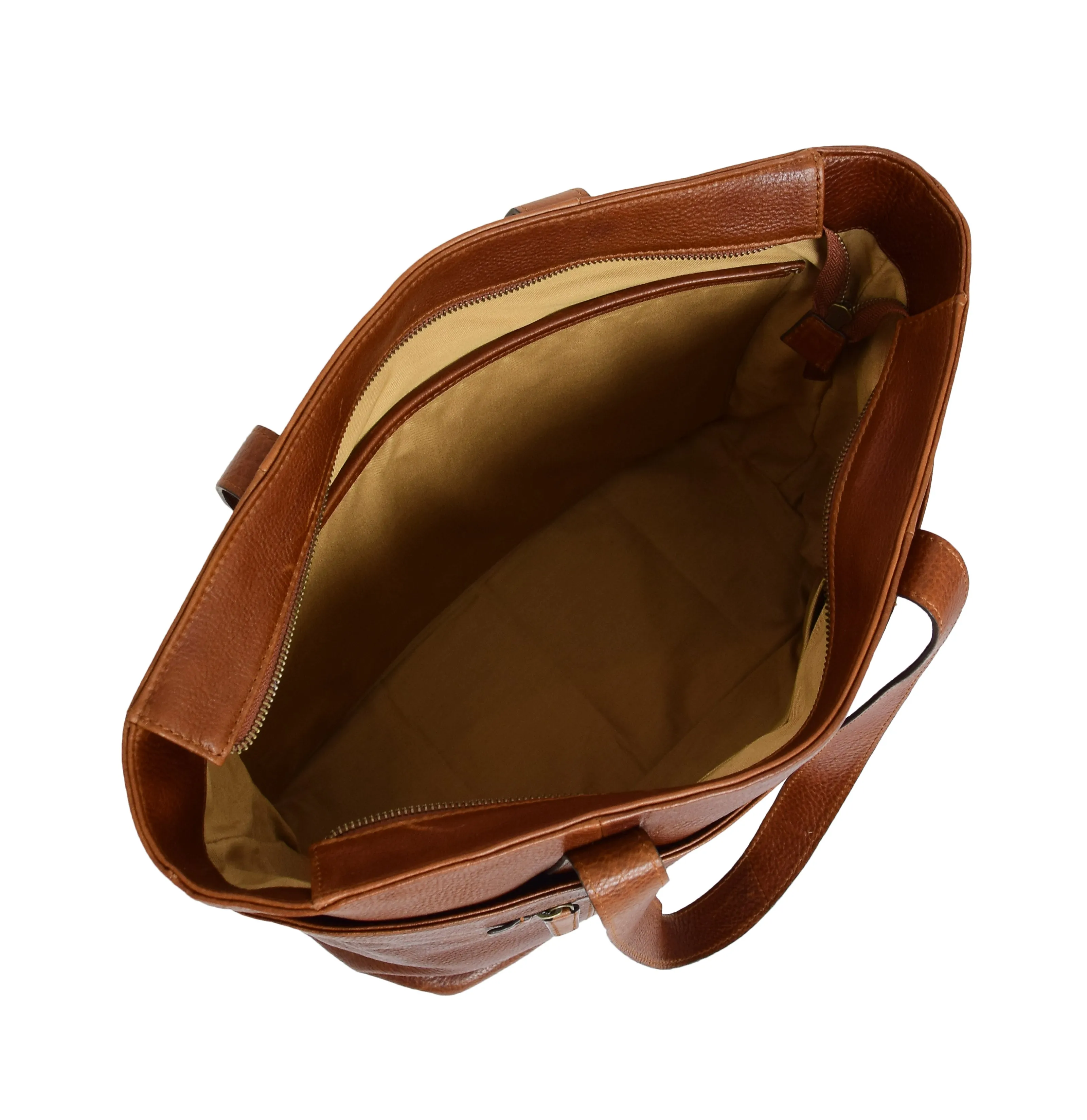 DR288 Women’s Genuine Brown Leather Shoulder Bag