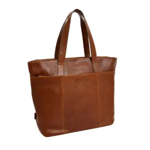 DR288 Women’s Genuine Brown Leather Shoulder Bag