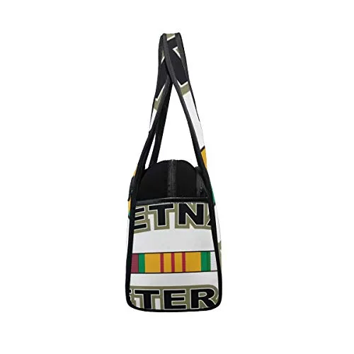 Duffel Bag Green Vietnam Veteran Shoulder Yoga Gym Tote Bags Sports Bag for Men Boys