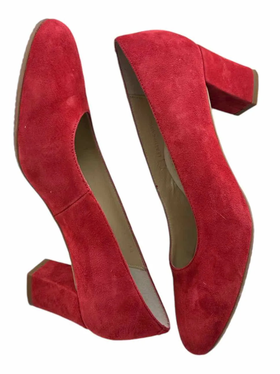 Eric Michael Red Suede ABBY Pumps Size 40