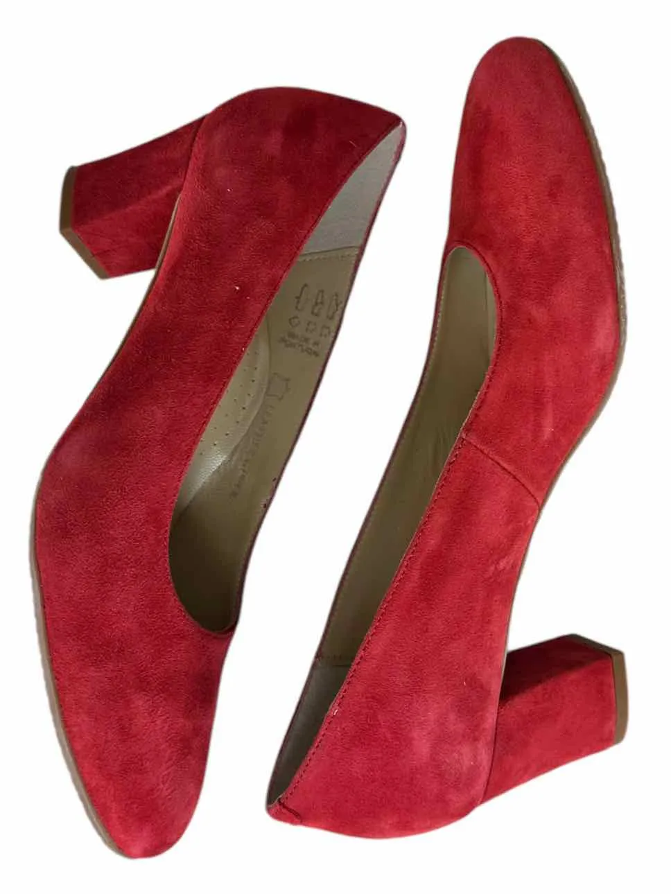 Eric Michael Red Suede ABBY Pumps Size 40