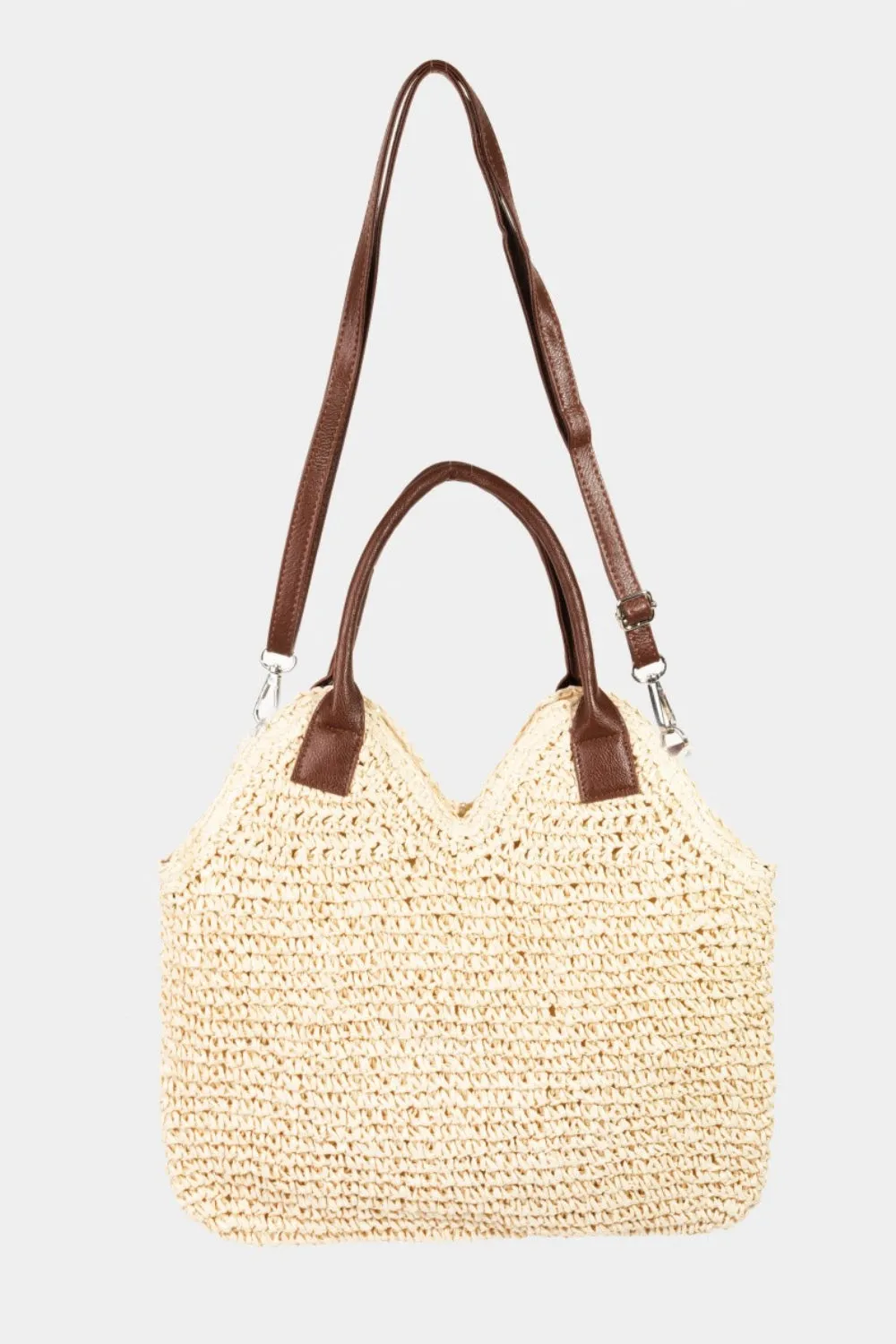 Fame Straw Braided | Shoulder Bag | Rubies   Lace