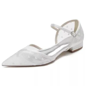 Flat Bridal Shoes
