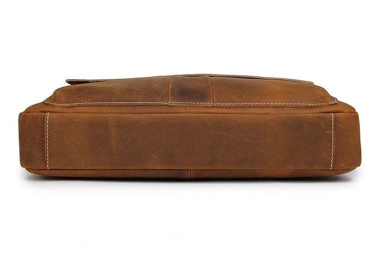 Genuine Leather Crossbody, 15.6" Laptop Bag, Briefcase 413 | TOUCHANDCATCH NZ