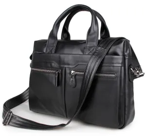 Genuine Leather Men's Shoulder Crossbody Bag