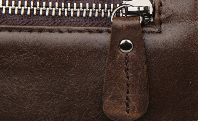 Genuine Leather Men's Shoulder Crossbody Bag