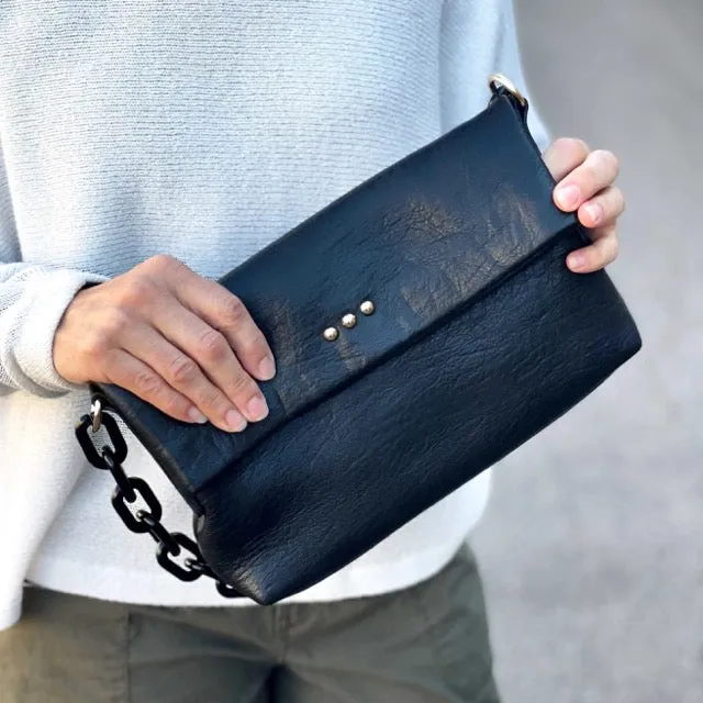 Gwen Fold-over Clutch Crossbody (2 Colors)