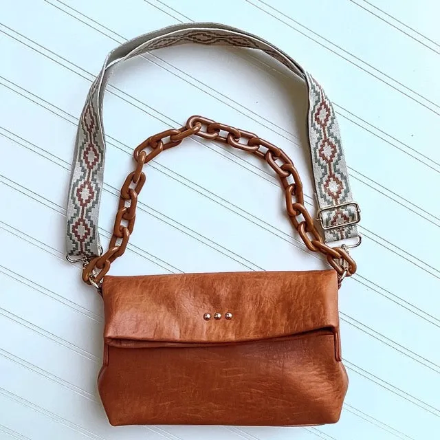 Gwen Fold-over Clutch Crossbody (2 Colors)