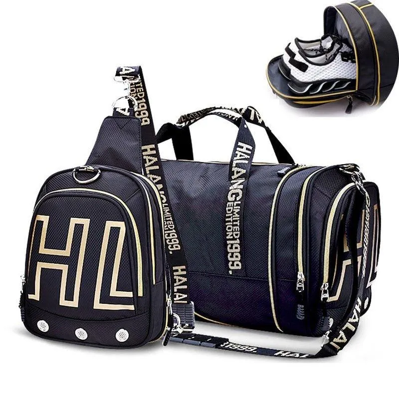 Gym Chest Bag Waterproof Duffel Bag Set Men