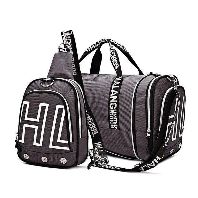 Gym Chest Bag Waterproof Duffel Bag Set Men