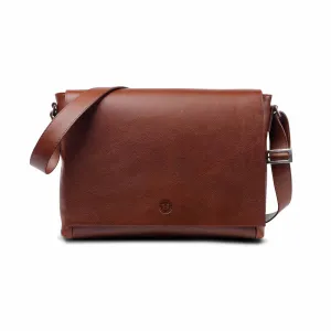 Holden Laptop Messenger Bag - Chestnut