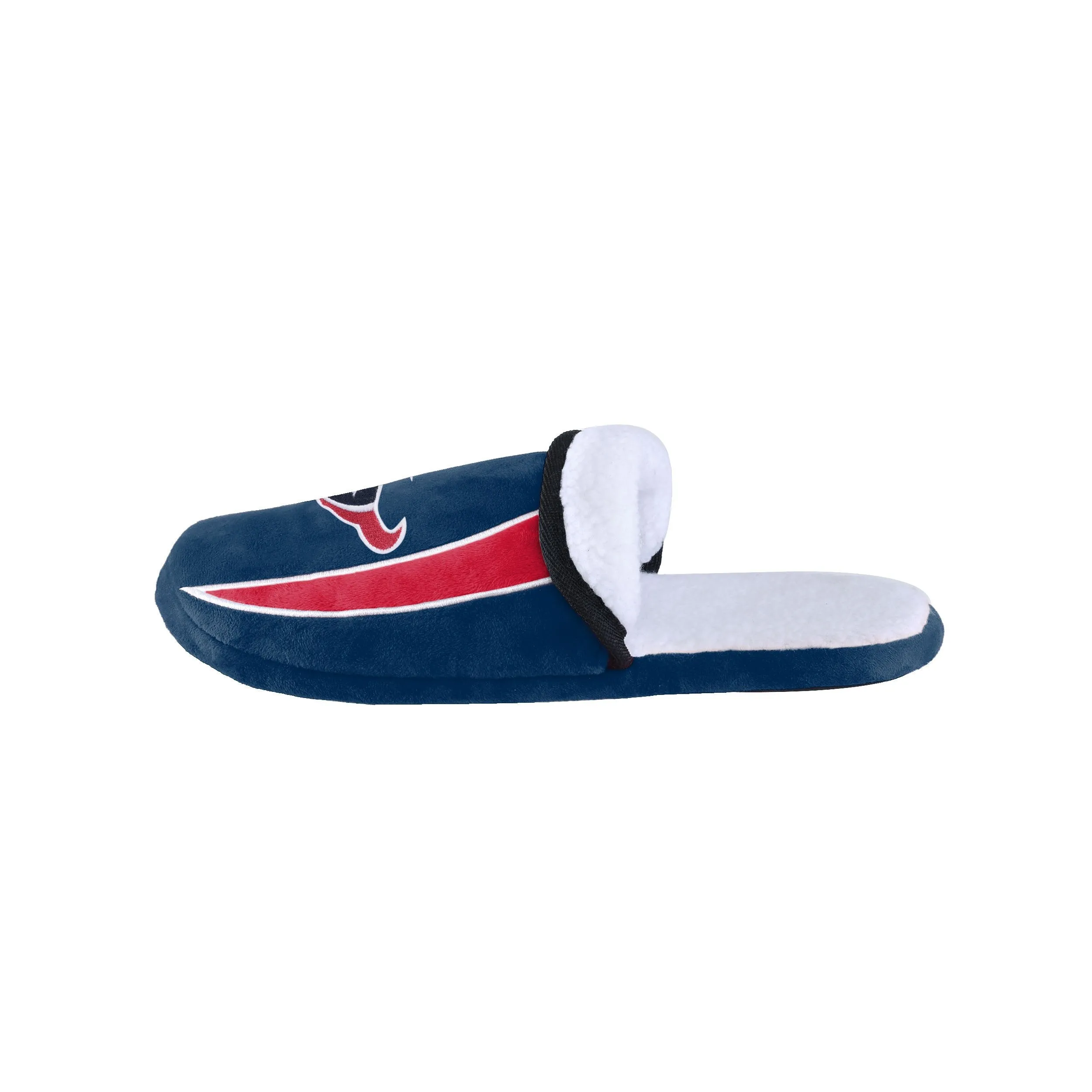 Houston Texans NFL Mens Sherpa Slide Slippers