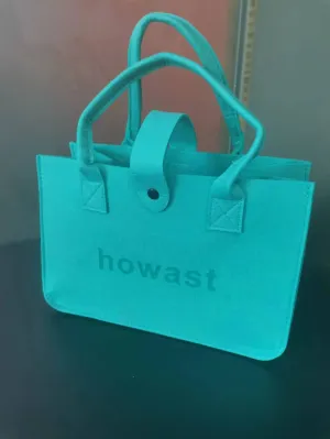 howast Carryalls, coarse linen tote bag, natural and environmentally friendly, reusable
