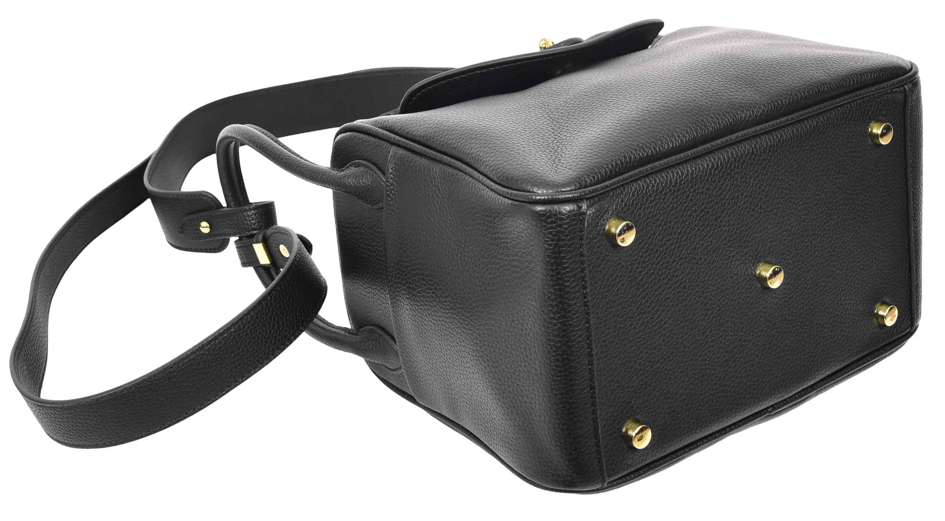 Iqaluit Women's Faux Leather Large Shoulder Strap Bag Black