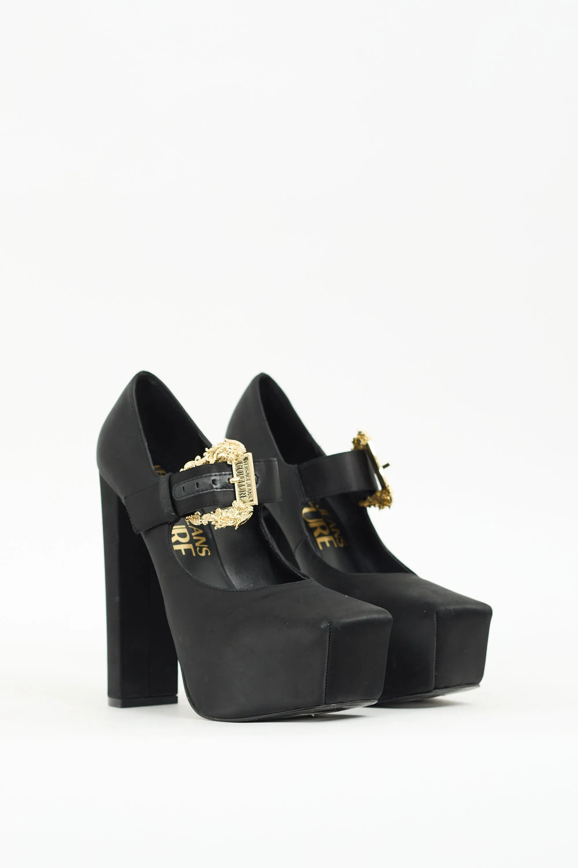 Jeans Couture Black Hurley Pump