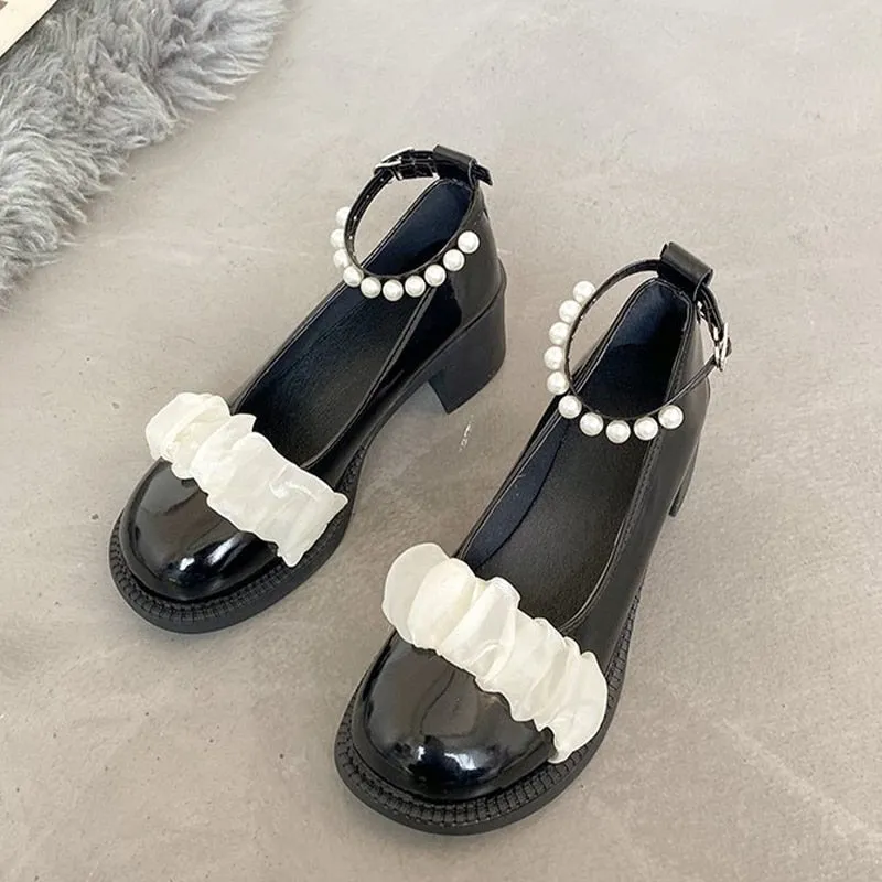 Joskaa Brand Women Mary Janes Lolita Shoes Hot Sale Pumps High Heels Chunky Sandals 2024 New Summer Party Ladies Shoes Oxford Zapatos