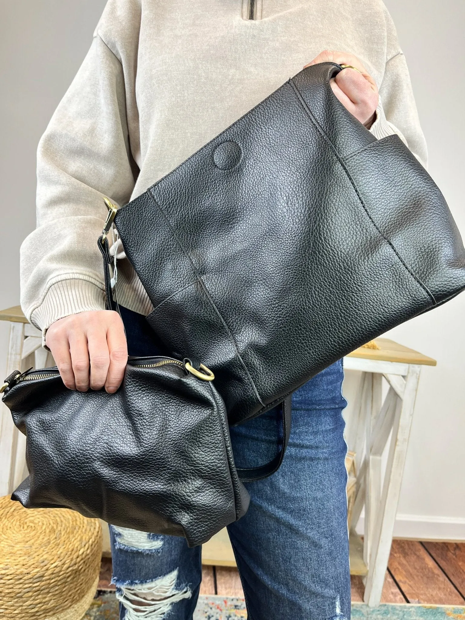 Kayleigh Bucket Bag w/ Removeable Insert