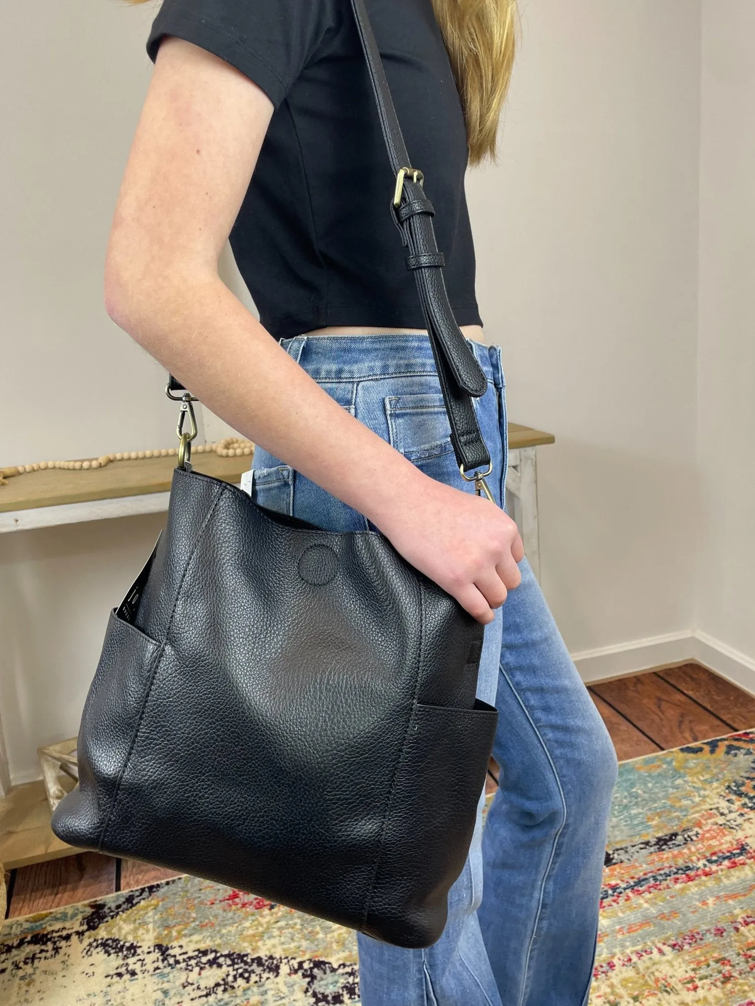 Kayleigh Bucket Bag w/ Removeable Insert