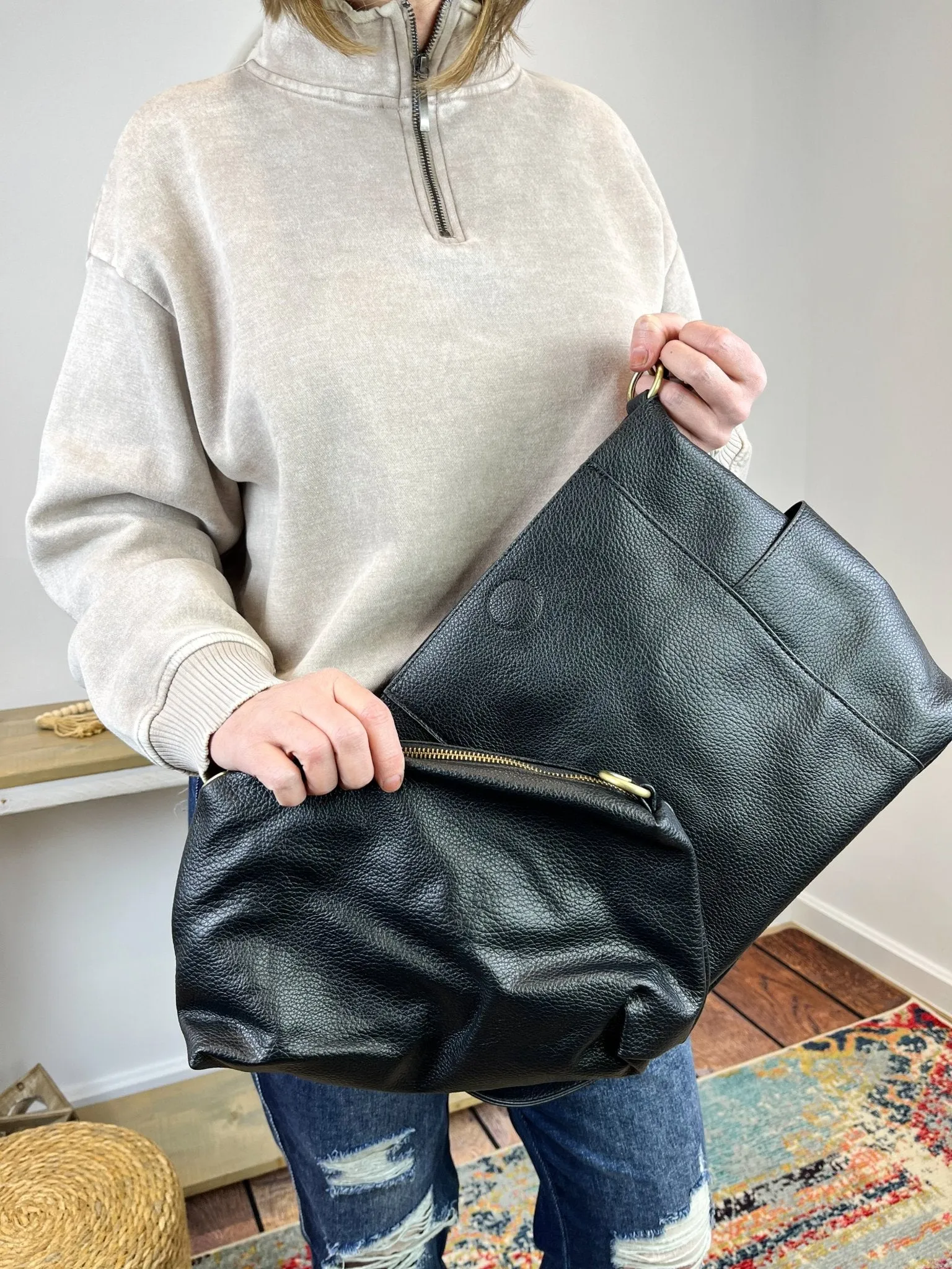 Kayleigh Bucket Bag w/ Removeable Insert