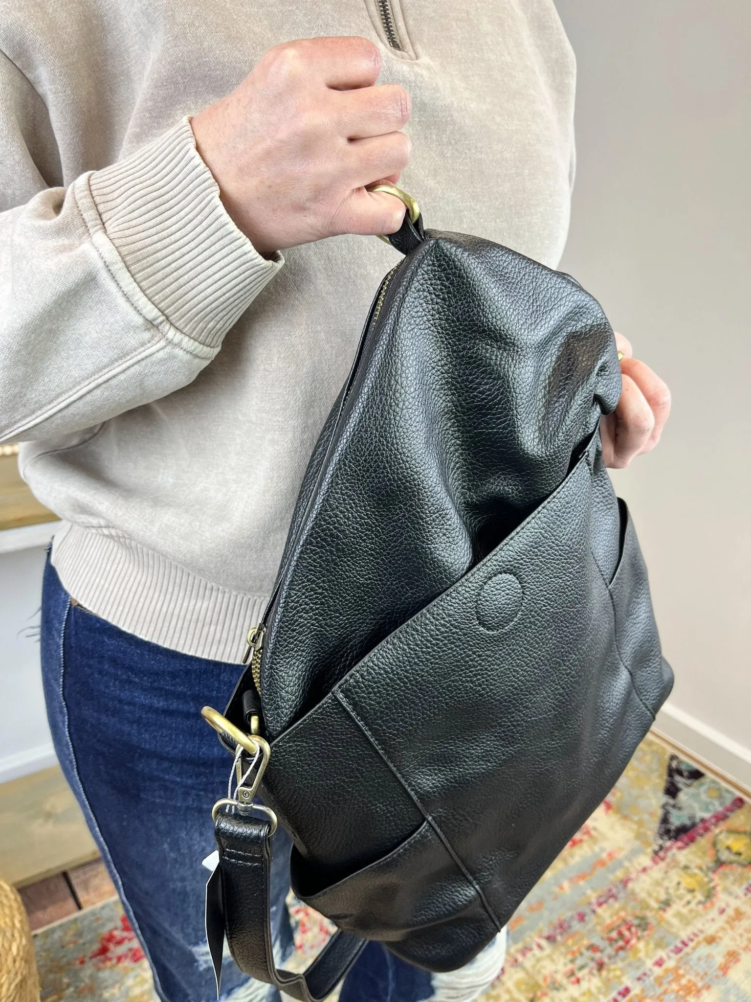 Kayleigh Bucket Bag w/ Removeable Insert