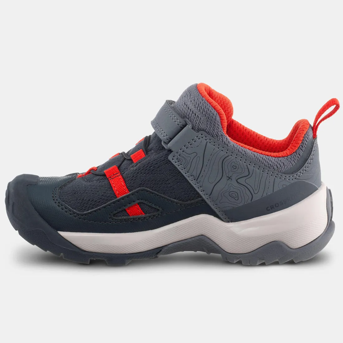 Kids’ Hiking Shoes with rip-tab Crossrock from Jr size 7 to Adult size 2