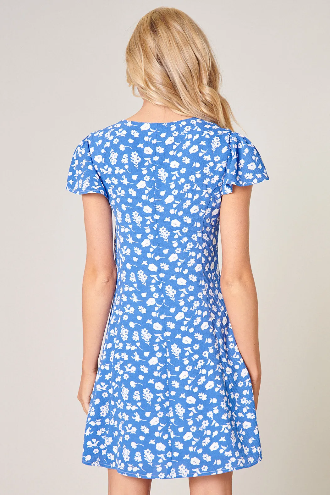 La Jolla Button Front Mini Dress
