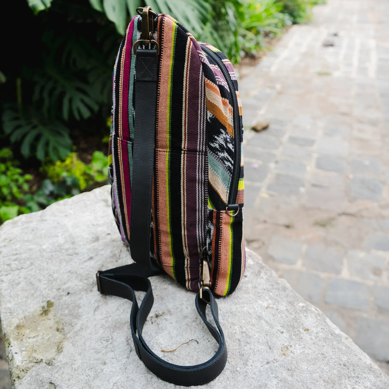 LARGE 2.0 CROSSBODY SLING - MOONLIGHT ORCHID - BLACK