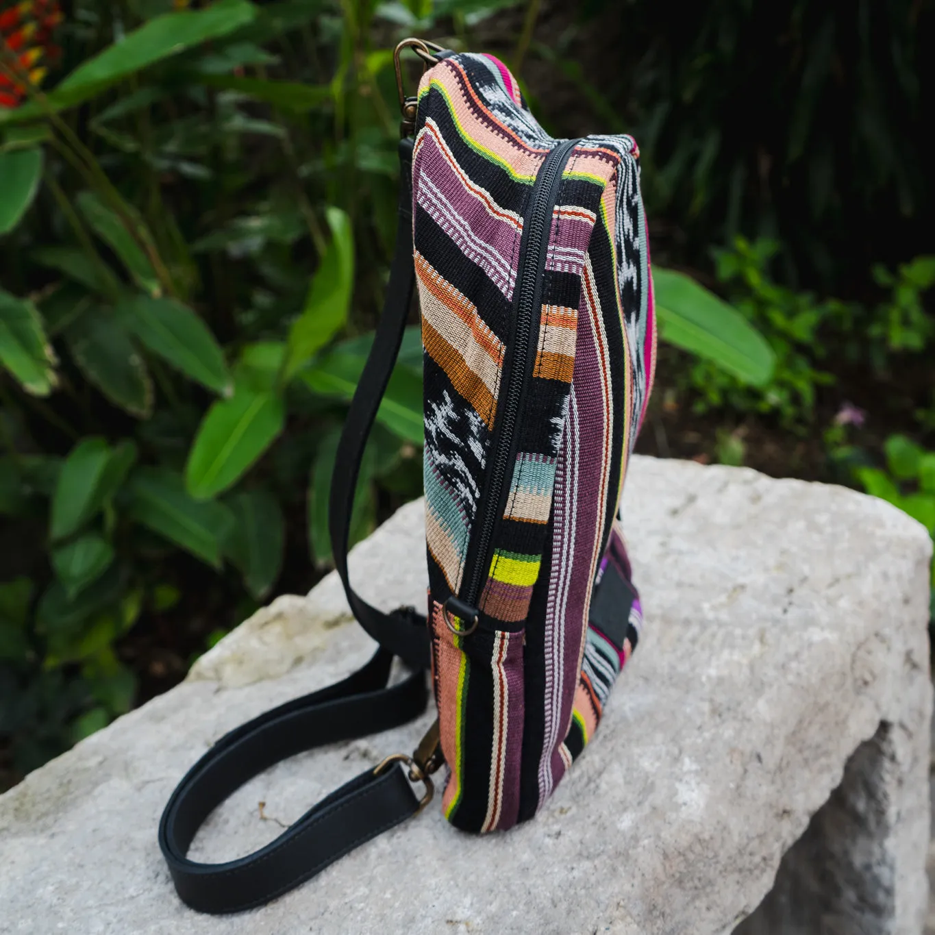 LARGE 2.0 CROSSBODY SLING - MOONLIGHT ORCHID - BLACK