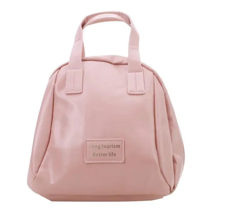Large capacity round cosmetics pouch