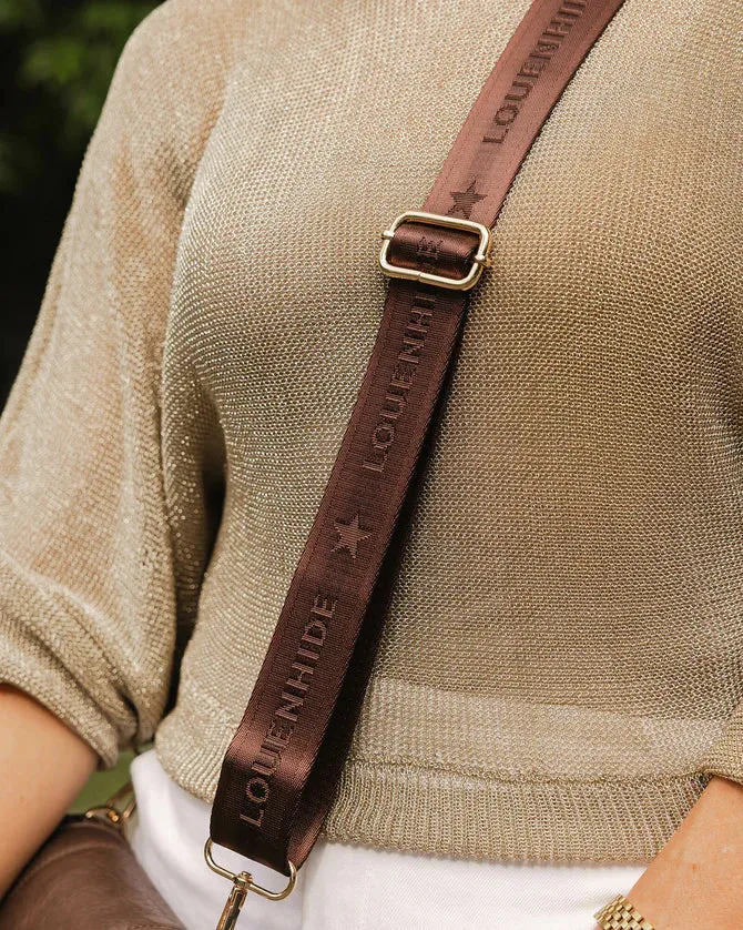 Logo Guitar Strap Choco
