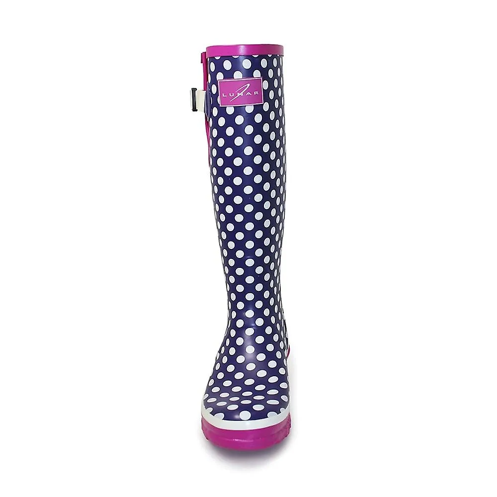 Lunar Polka Dot Wellingtons - Women's