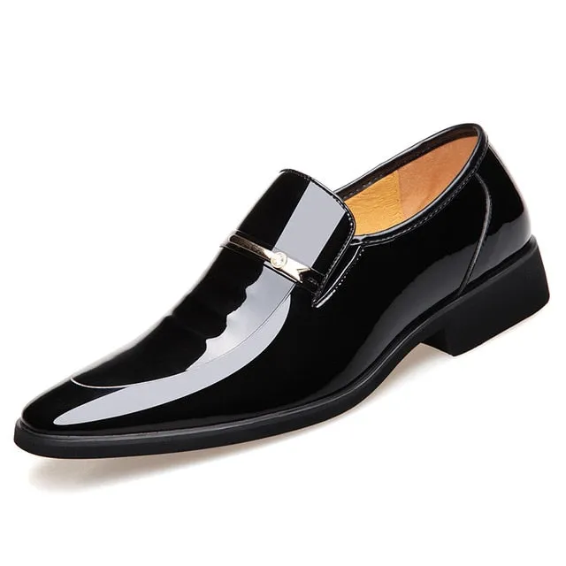 Luxury Leather Slip-On Dress Shoes