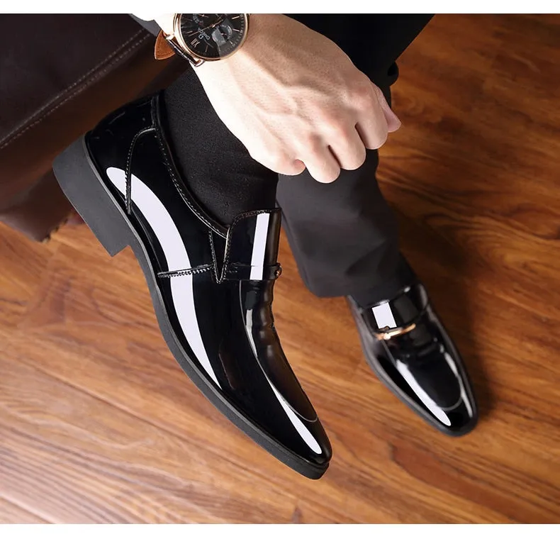 Luxury Leather Slip-On Dress Shoes