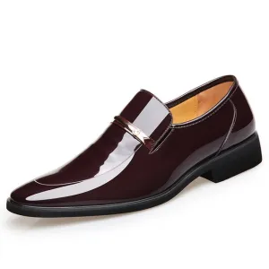 Luxury Leather Slip-On Dress Shoes