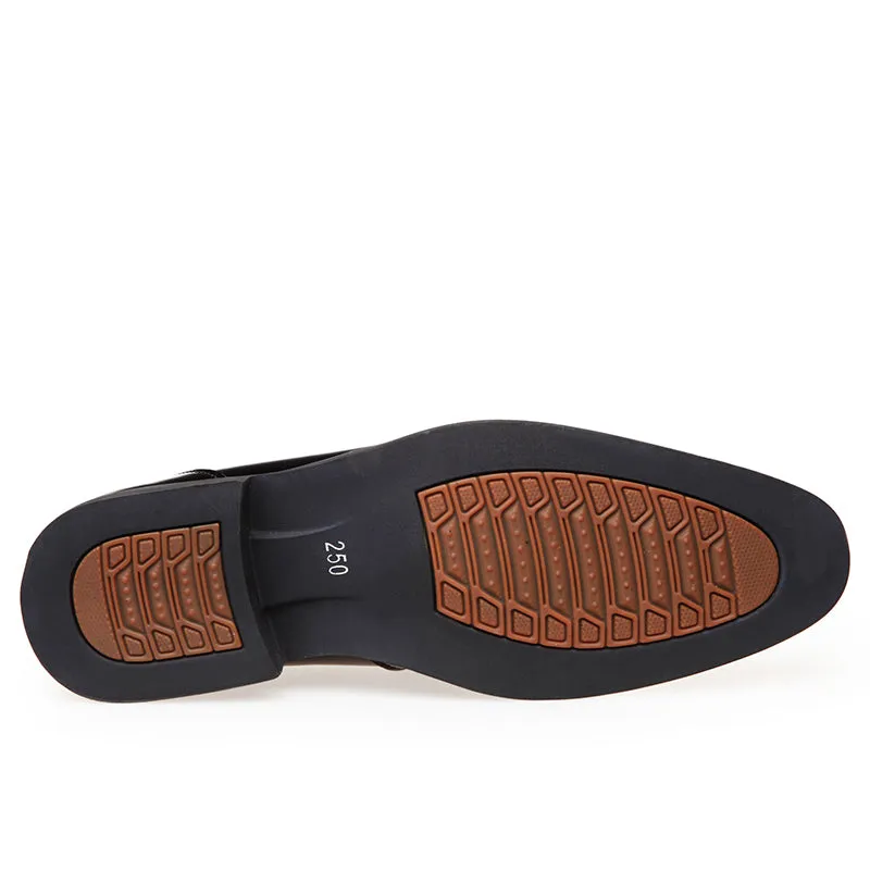 Luxury Leather Slip-On Dress Shoes