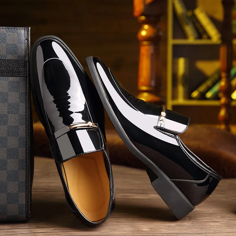 Luxury Leather Slip-On Dress Shoes