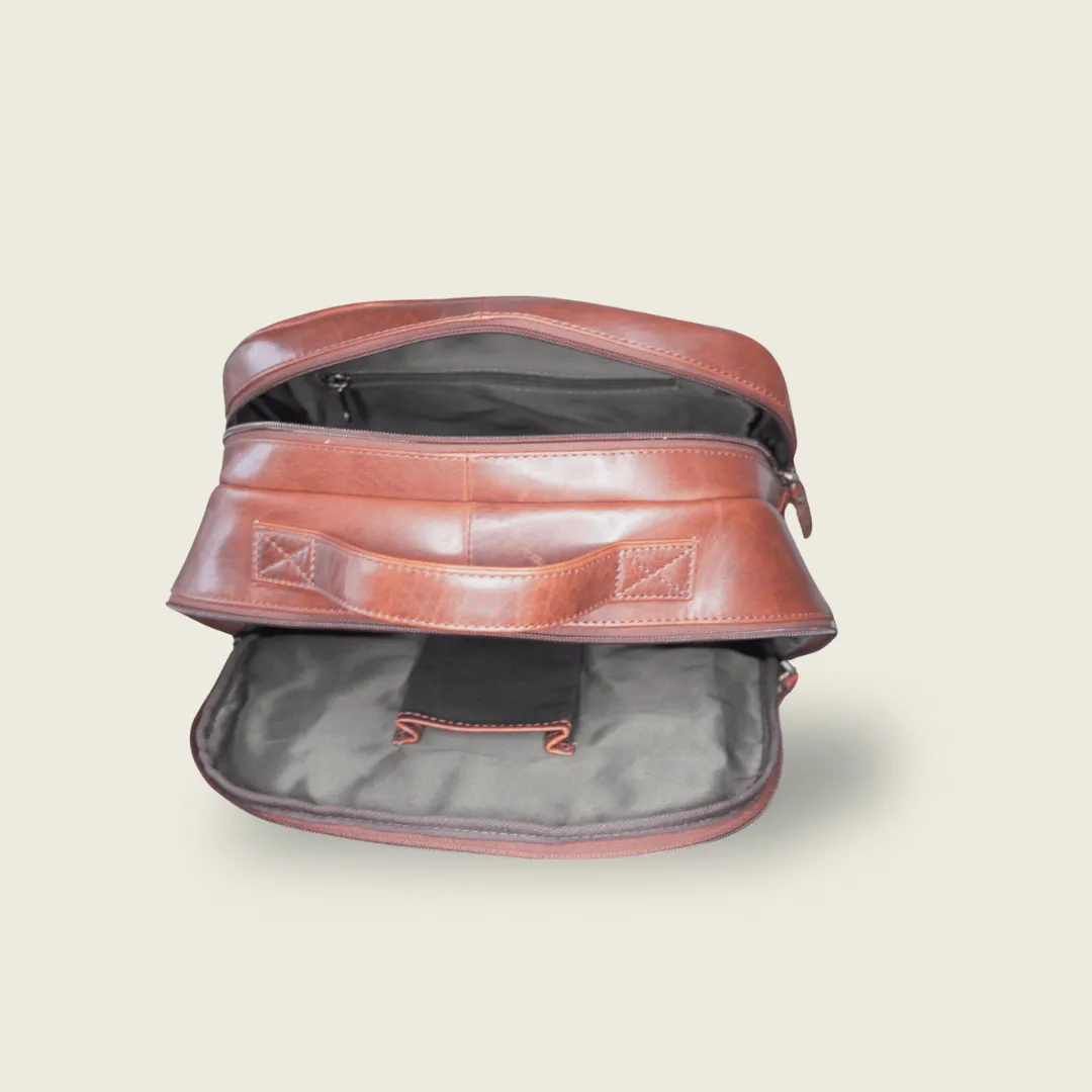 Marki Apex Leather Backpack